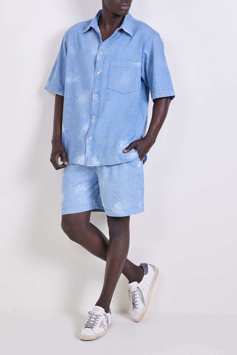 חולצה מכופתרת ג'ינס